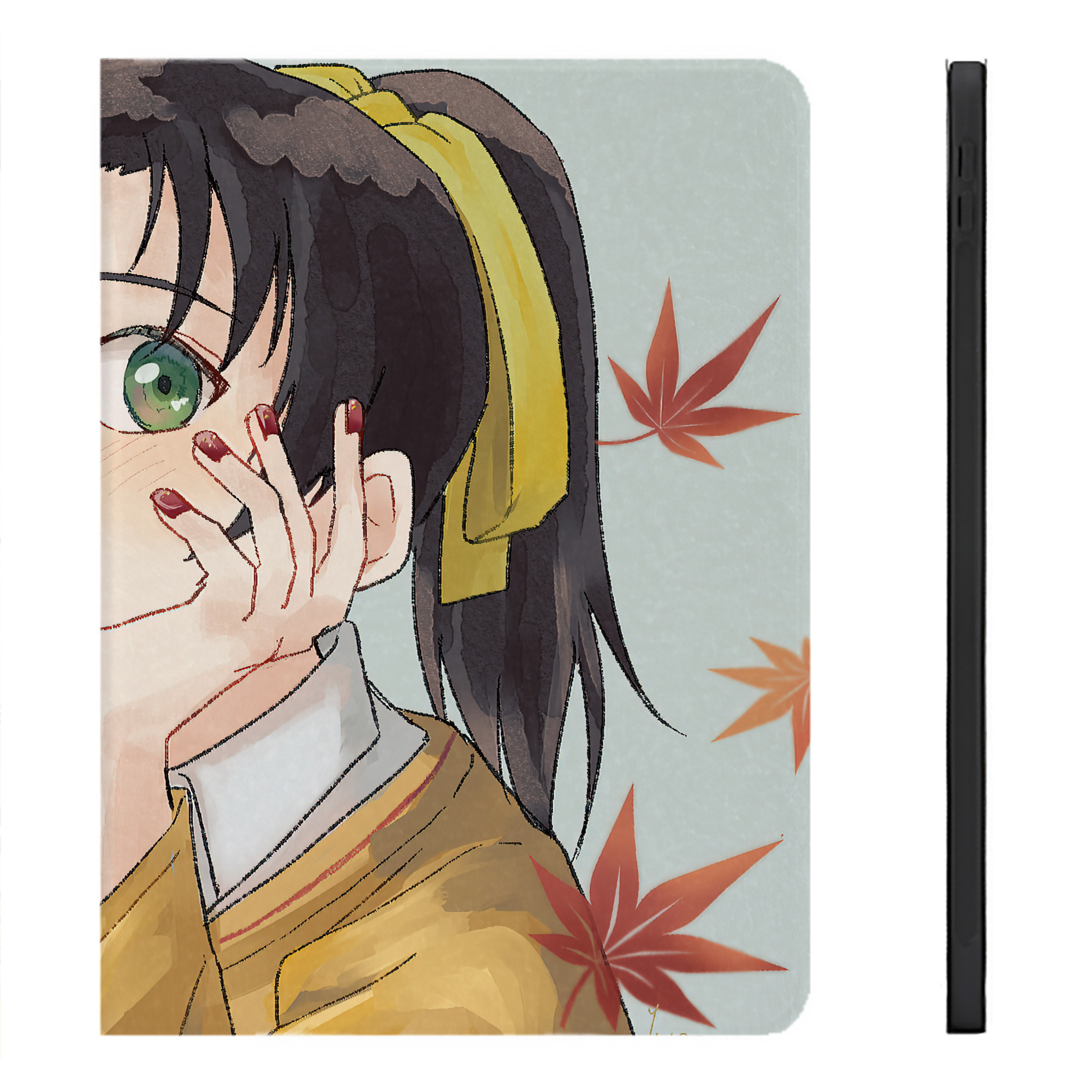 （画像用） 名探偵コナン Detective Conan IPadケース ペンホルダー付き ブックスタイルデザイン